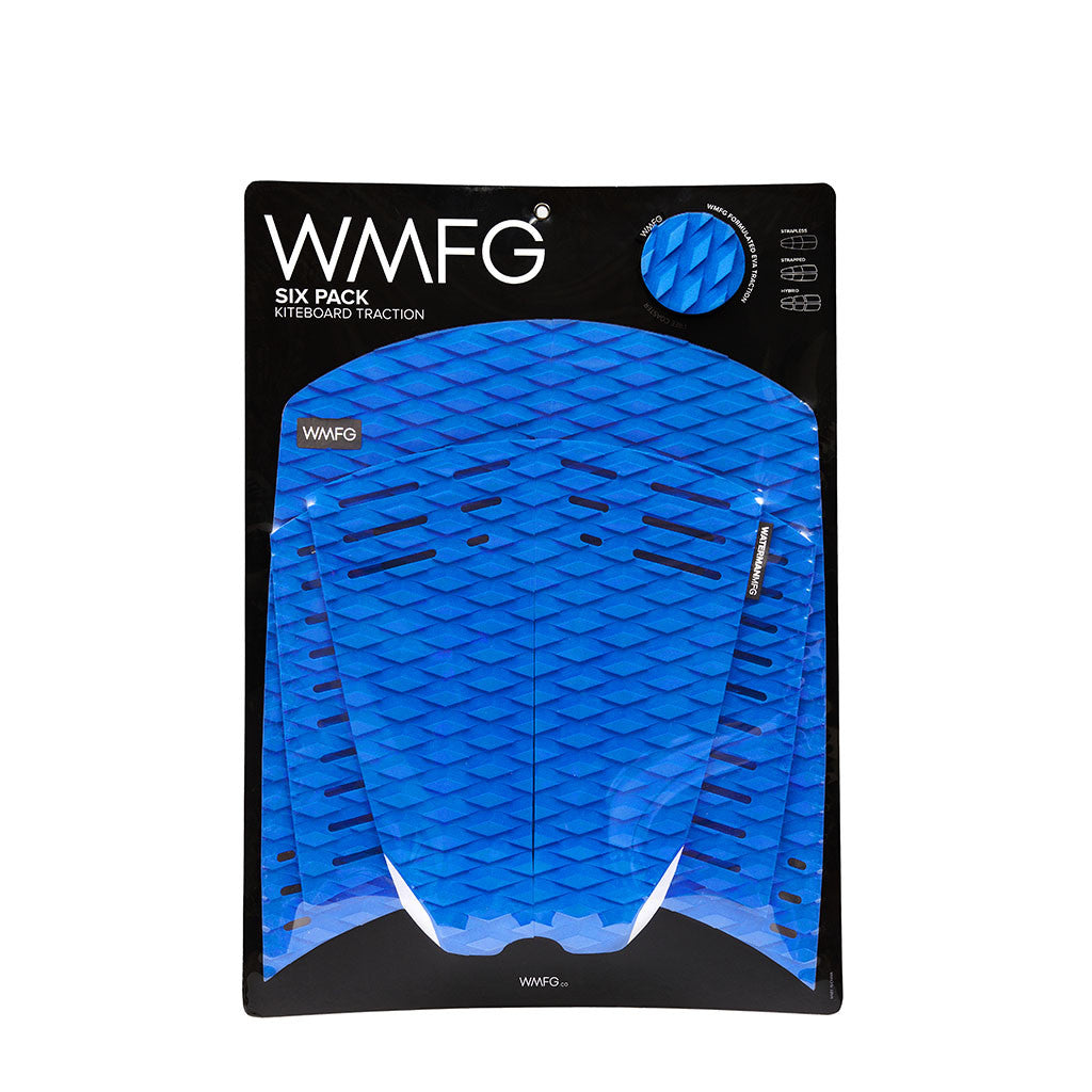 WMFG TRACTION: Classic Six Pack Kiteboard Deck Pad Grooved or Diamond Pattern